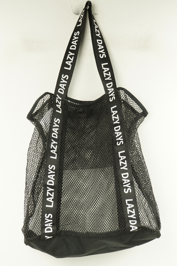 Torba czarna siatkowa - BRAK METKI Z NAZWĄ PRODUCENTA zdjęcie 2