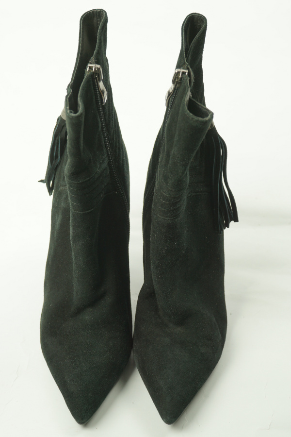 Szpilki czarne skórzane - LAURA TORELLI zdjęcie 2