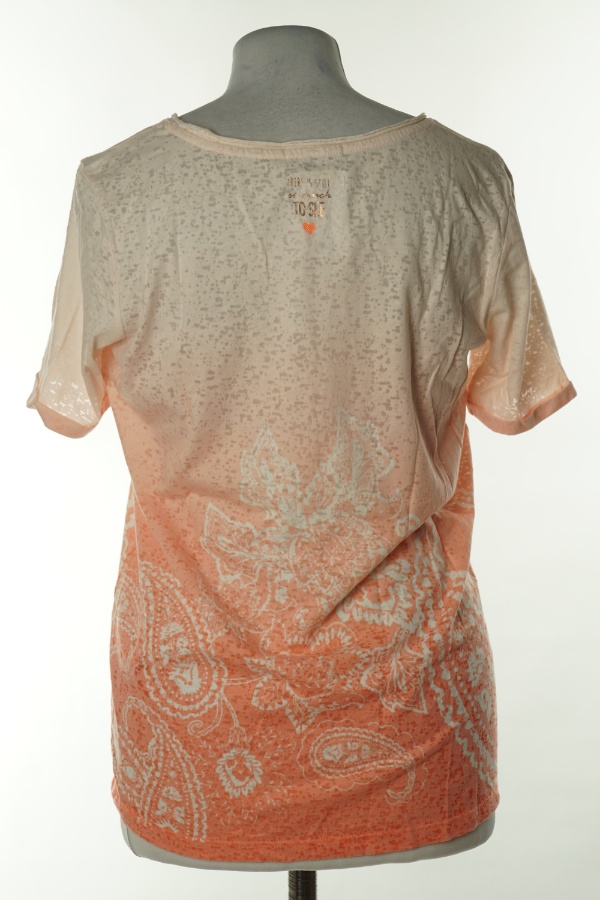 Koszulka pomarańczowo - biała - CECIL zdjęcie 2