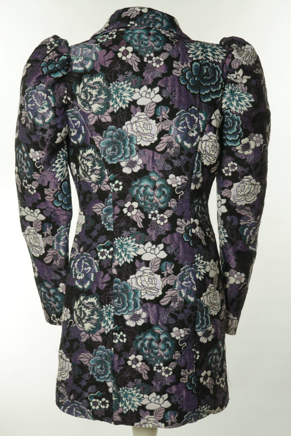 Płaszcz cienki fioletowy w kwiaty - RIVER ISLAND zdjęcie 2