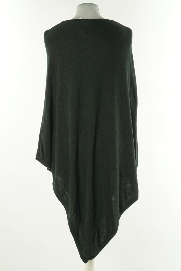 Ponczo czarne sweterkowe - CLUB XPRS zdjęcie 2