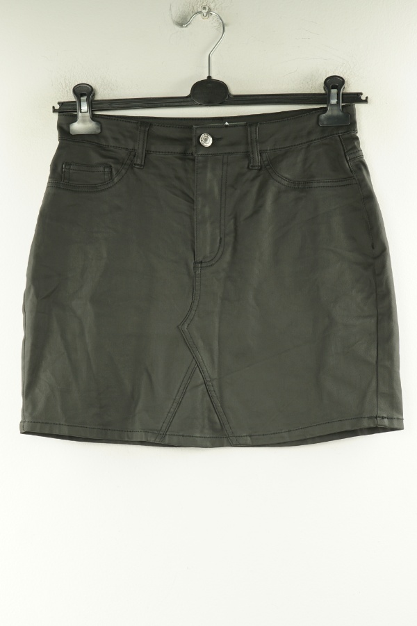 Spódnica czarna woskowana - PRIMARK zdjęcie 1