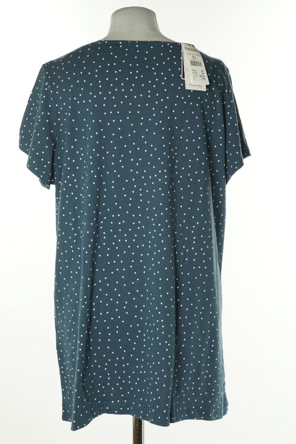 Koszulka niebieska w białe kropki - KAPPAHL zdjęcie 2