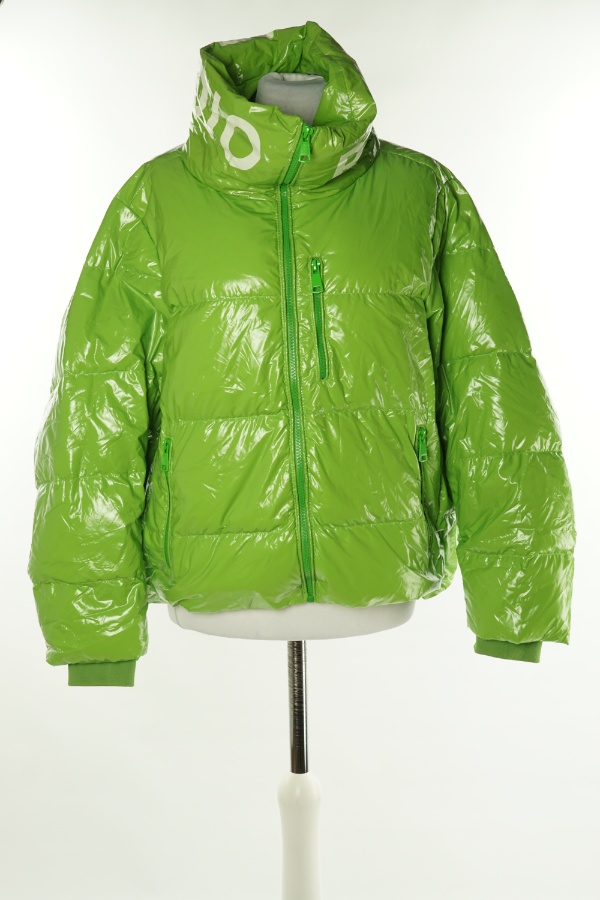 Kurtka zielona pikowana - BRAK METKI Z NAZWĄ PRODUCENTA zdjęcie 1