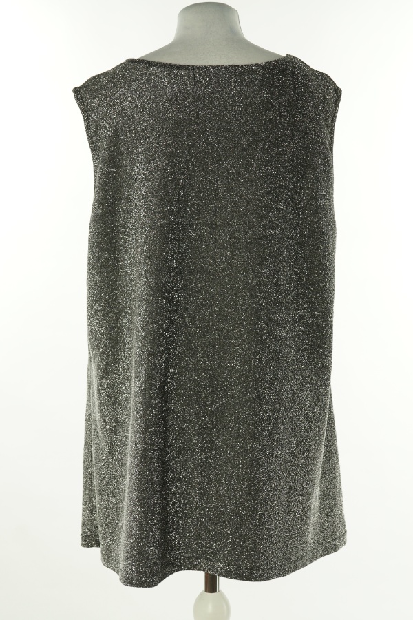 Bluzka czarna ze srebrną nitką - CENTIA zdjęcie 2