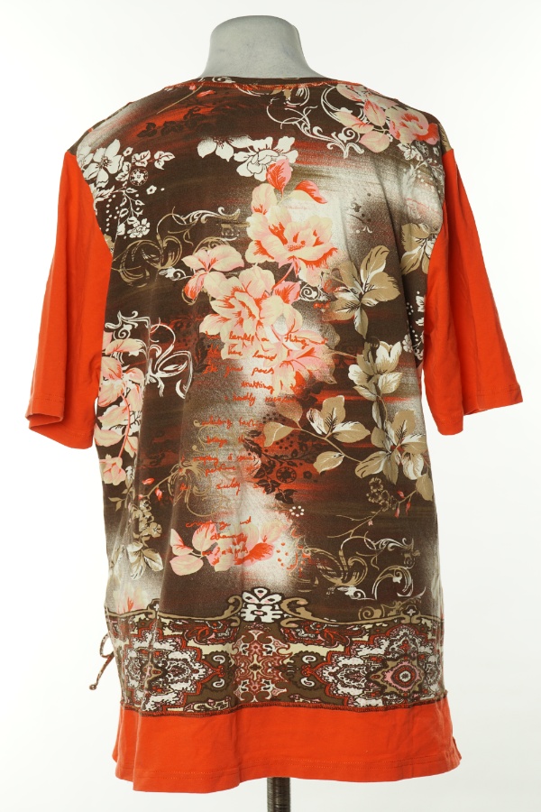 Koszulka kolorowa w kwiaty i wzory - LEA H zdjęcie 2