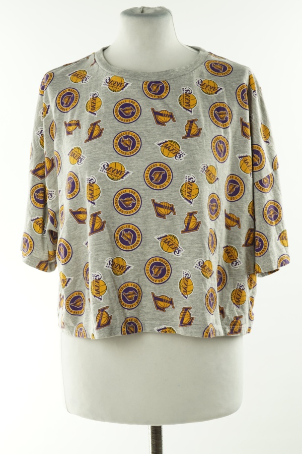 Koszulka szara logo drużyny koszykarskiej- LAKERS - PRIMARK zdjęcie 1