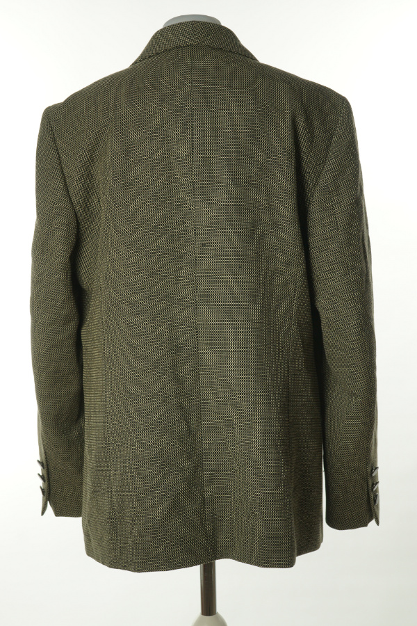 Marynarka czarna wzorek, w składzie wełna (45%) - RAVENS zdjęcie 2