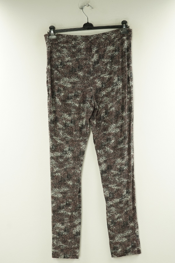 Spodnie cienkie brązowo-czarne - M&S zdjęcie 2