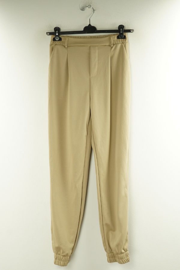 Spodnie beżowe - BRAK METKI Z NAZWĄ PRODUCENTA zdjęcie 1