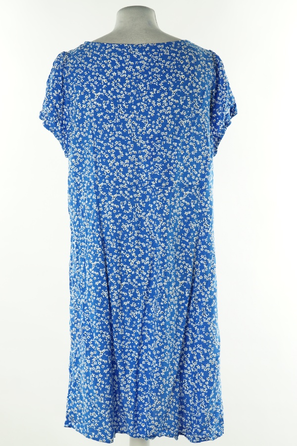Sukienka niebieska w białe drobne kwiatki - PRIMARK zdjęcie 2