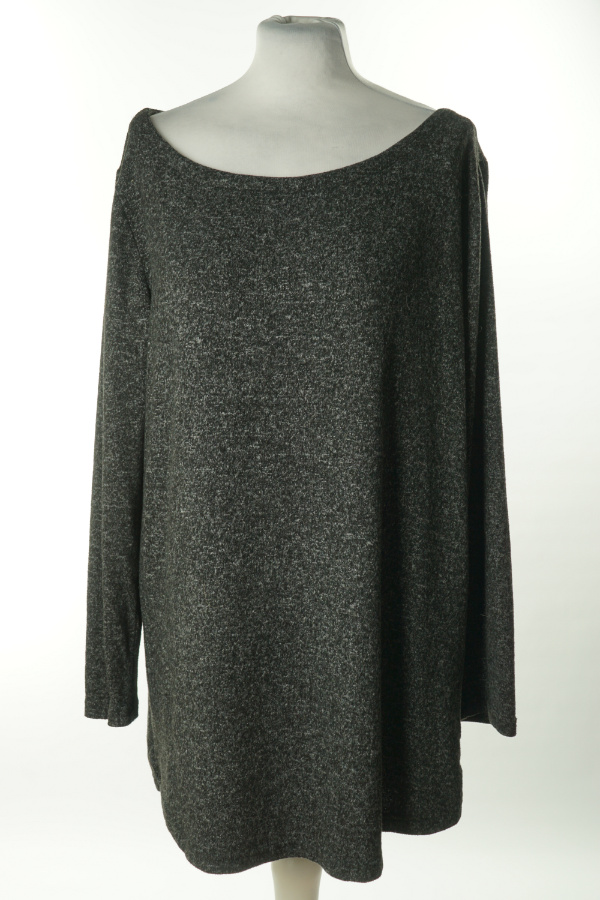 Sweter czarny melanż - CAPSULE zdjęcie 1