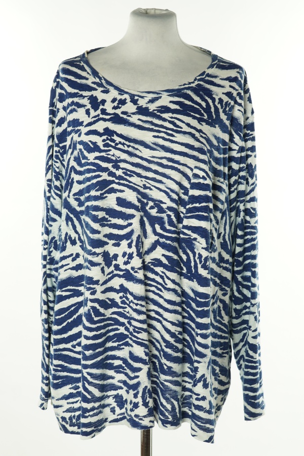 Koszulka białą w niebieskie wzory - M&S zdjęcie 1