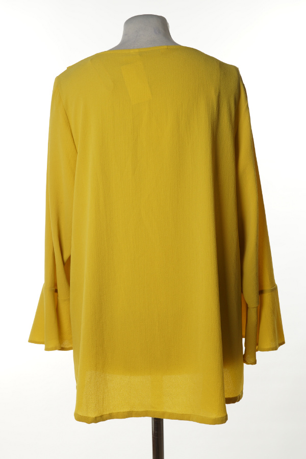 Bluzka żółta z falbaną - EVANS zdjęcie 2