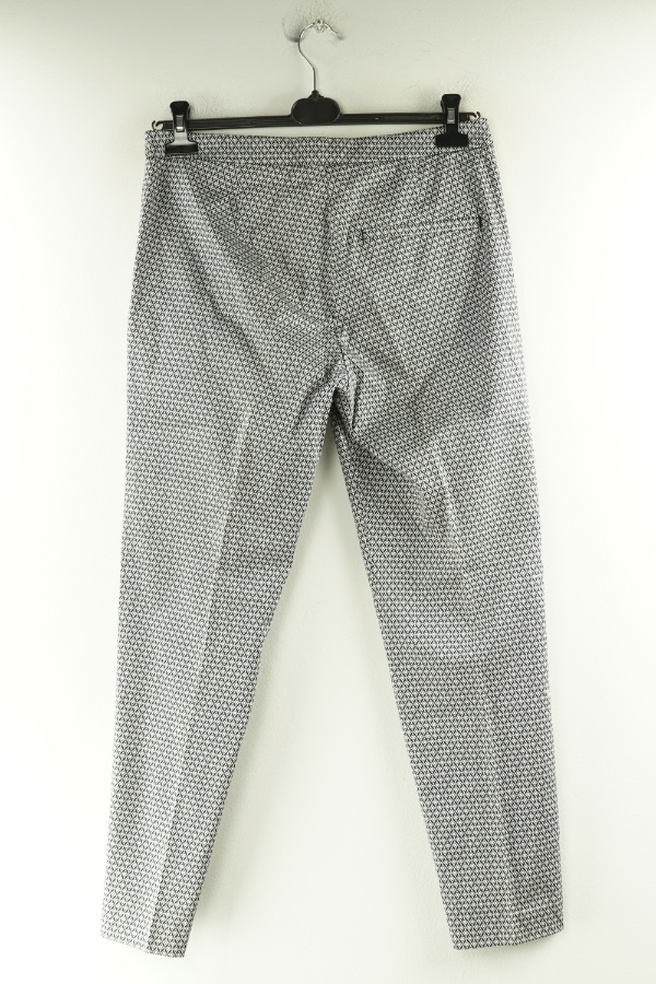 Spodnie granatowe w białe wzory - H&M zdjęcie 2