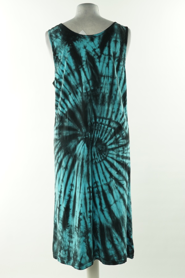Sukienka niebiesko czarna tie dye  - NASTROVIE zdjęcie 2