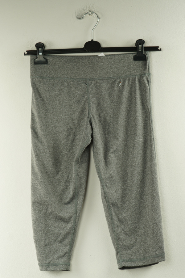 Legginsy 3/4 szare  melanż  - BRAK METKI Z NAZWĄ PRODUCENTA zdjęcie 1