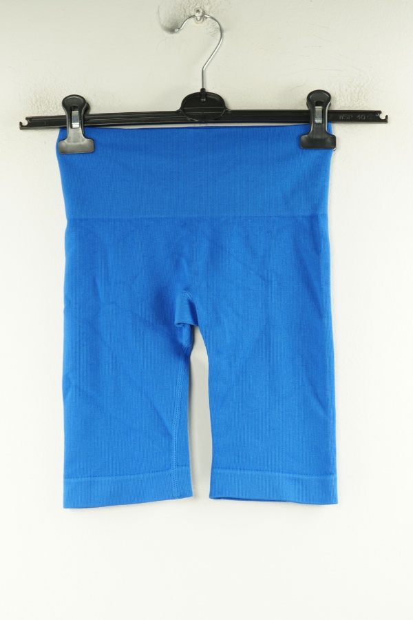 Krótkie legginsy niebeiskie prążkowane - PRIMARK zdjęcie 1