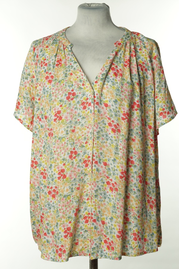 Koszula w kolorowe kwiaty - SAMSA COLLECTION zdjęcie 1