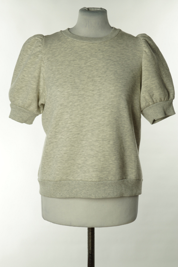 Koszulka szara z bufiastymi rękawkami - NEO NOIR zdjęcie 1