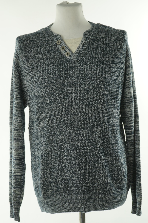 Sweter granatowy melanż - CEDARWOOD STATE zdjęcie 1