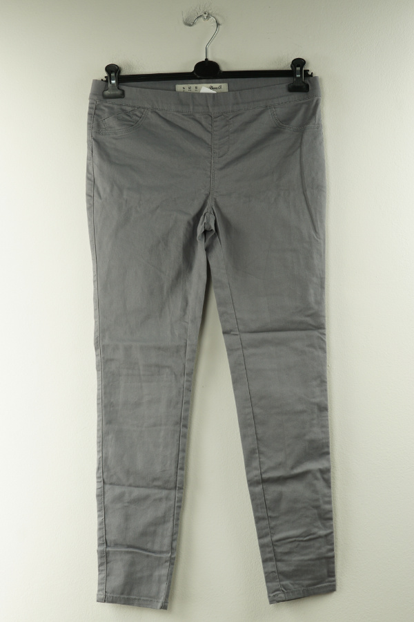 Spodnie materiałowe szare na gumkę - DENIM CO zdjęcie 1