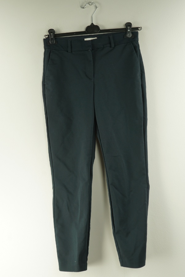 Spodnie granatowe materiałowe, H&M - H&M zdjęcie 1