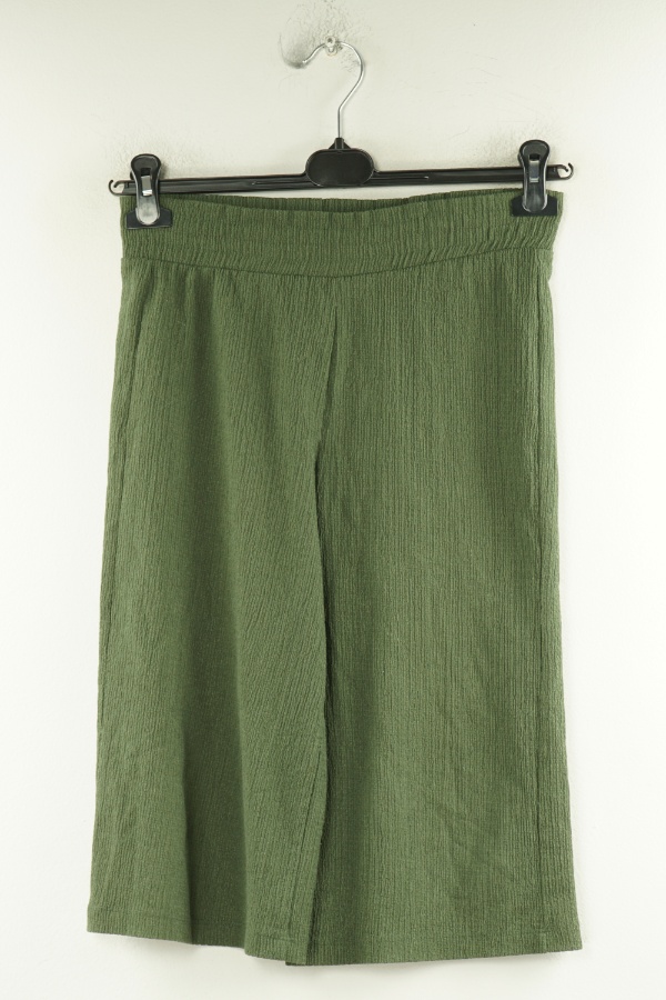 Spodnie zielone z marszczona fakturą - DUNNES STORES zdjęcie 1