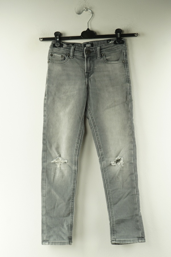 Spodnie szare jeansowe - JACK&JONES zdjęcie 1