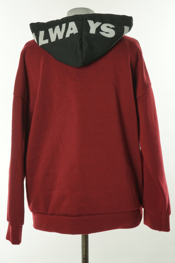 Bluza bordowa - NEW COLLECTION zdjęcie 2