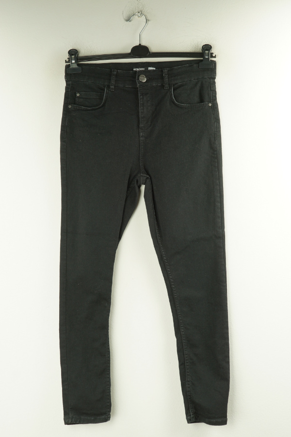 Spodnie czarne jeansowe - GEORGE zdjęcie 1