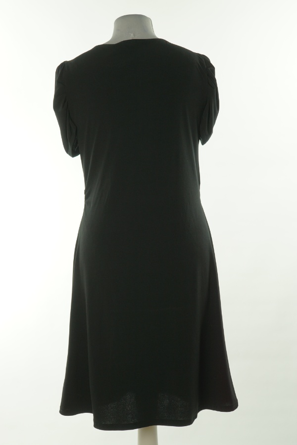 Sukienka czarna z cekinową wstawką - WALLIS zdjęcie 2