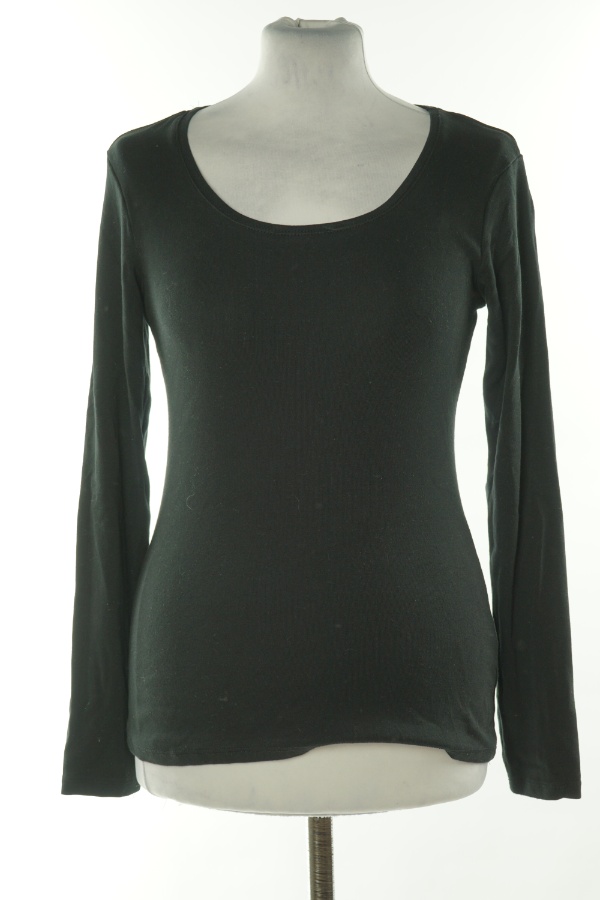 Bluzka czarna gładka, H&M - H&M zdjęcie 1