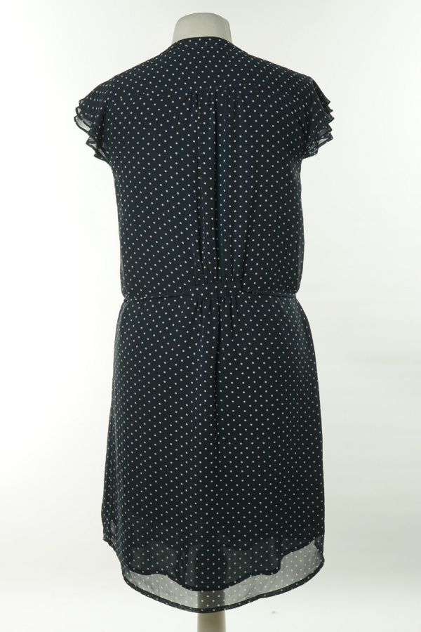 Sukienka granatowa w białe kropki H&M - H&M zdjęcie 2