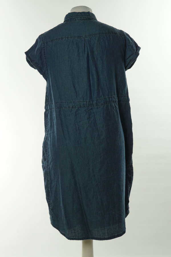 Sukienka ciemnoniebieska a'la jeans H&M - H&M zdjęcie 2