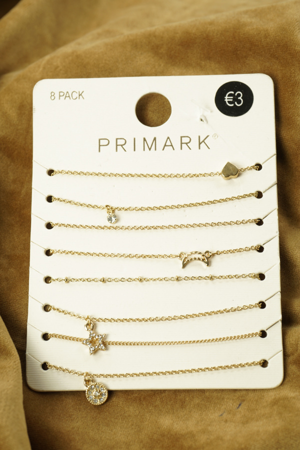 Zestaw biżuterii w złotym kolorze - PRIMARK zdjęcie 1