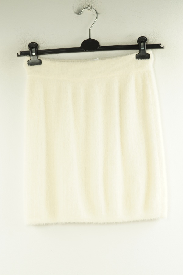 Spódnica kremowa sweterkowa - BRAK METKI Z NAZWĄ PRODUCENTA zdjęcie 1
