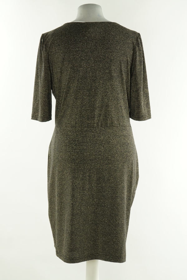 Sukienka czarna brokatowa - OASIS zdjęcie 2