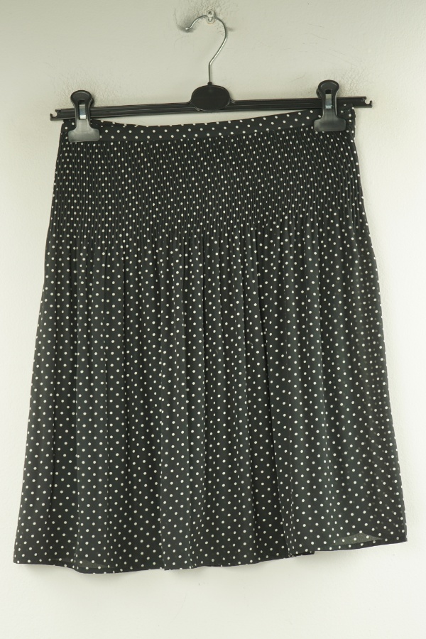Spódnica czarna w białe kropki - MONKI zdjęcie 1