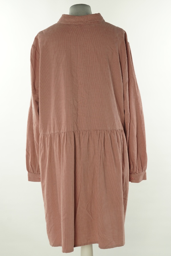 Sukienka bladoróżowa prążkowana - GEORGE zdjęcie 2