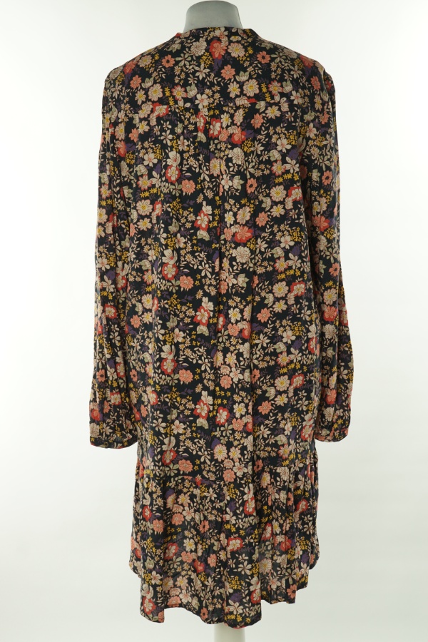 Sukienka fioletowa w kwiatki - EDC zdjęcie 2