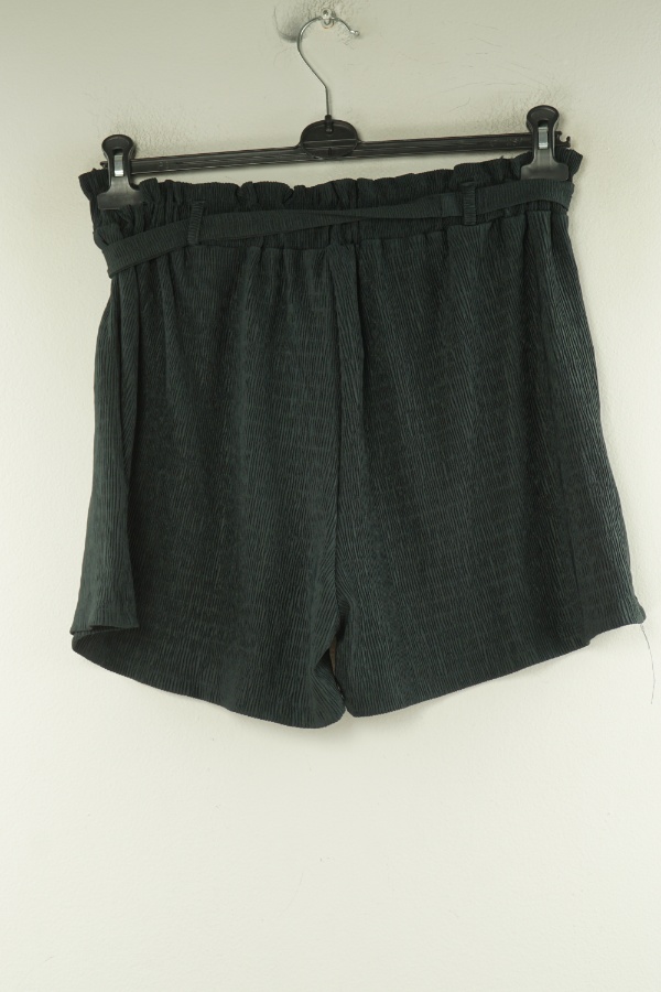Krótkie spodenki materiałowe czarne cienkie - PRIMARK zdjęcie 2