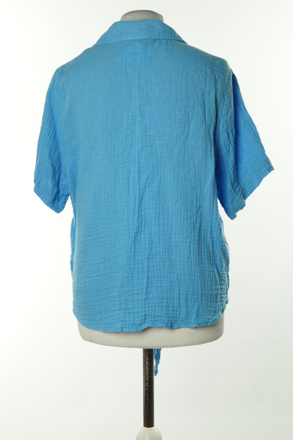 Koszula niebieska muślinowa - F&F zdjęcie 2