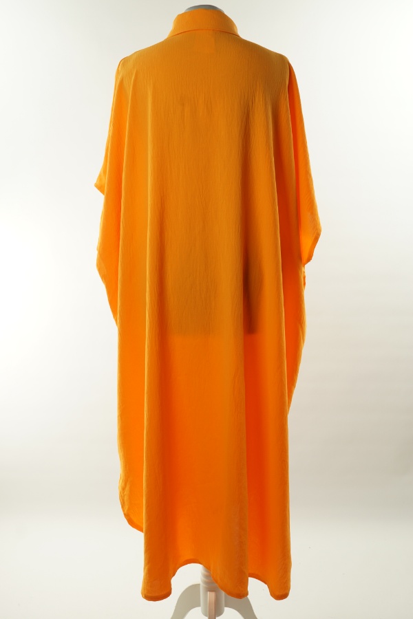 Sukienka koszulowa pomarańczowa - NEW COLLECTION zdjęcie 2