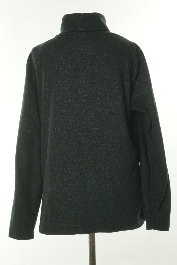 Bluza czarna golf - ACTIVE zdjęcie 2