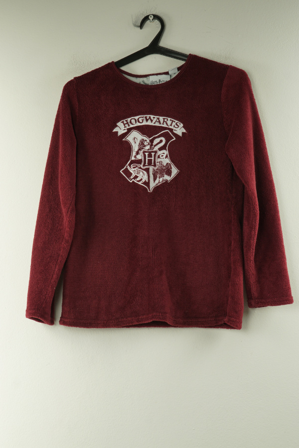 Bluzka polarowa piżamowa bordowa Harry Potter - PRIMARK zdjęcie 1