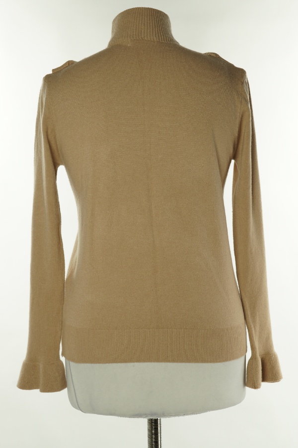 Sweter beżowy z suwakiem - CHERRY KOKO zdjęcie 2