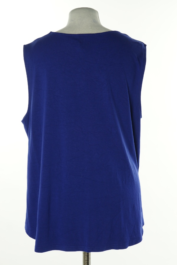 Bluzka niebieska na grubych ramiączkach - DUNNES zdjęcie 2