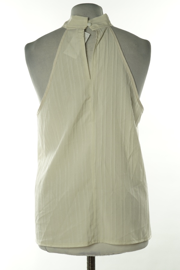 Koszulka kremowa na szyję - SHEIN zdjęcie 2