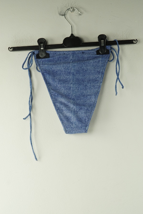 Dół od bikini niebieski melanż - MISSGUIDED zdjęcie 2